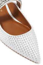 Princely 25 Crystal Flat Mules